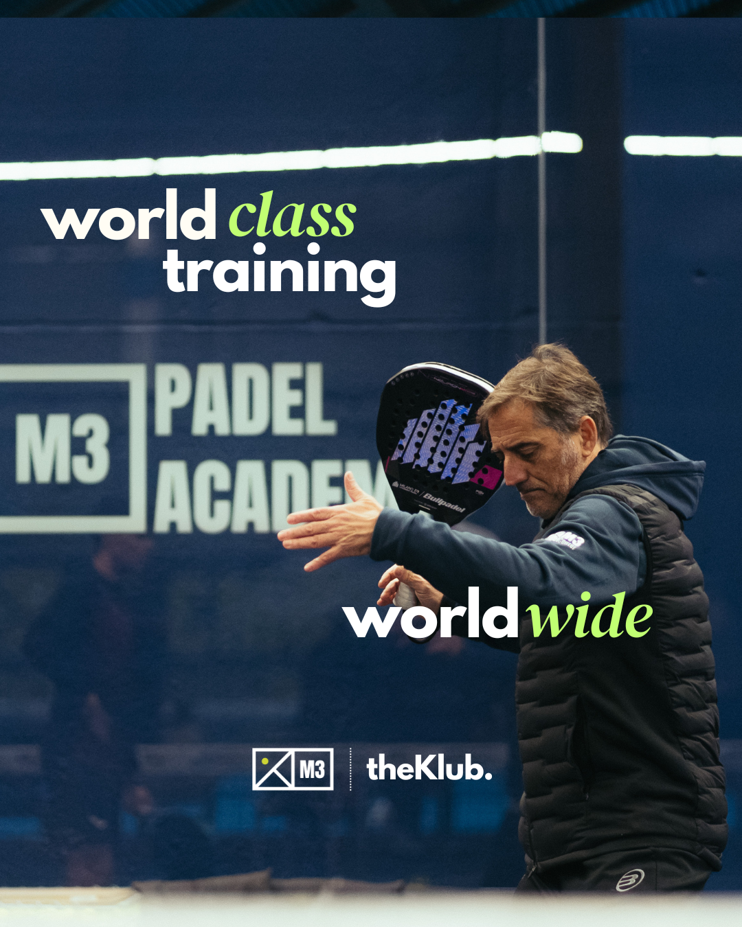 Coach instructing during an M3 training session — capturing the academy's format, coaching, and excellence.