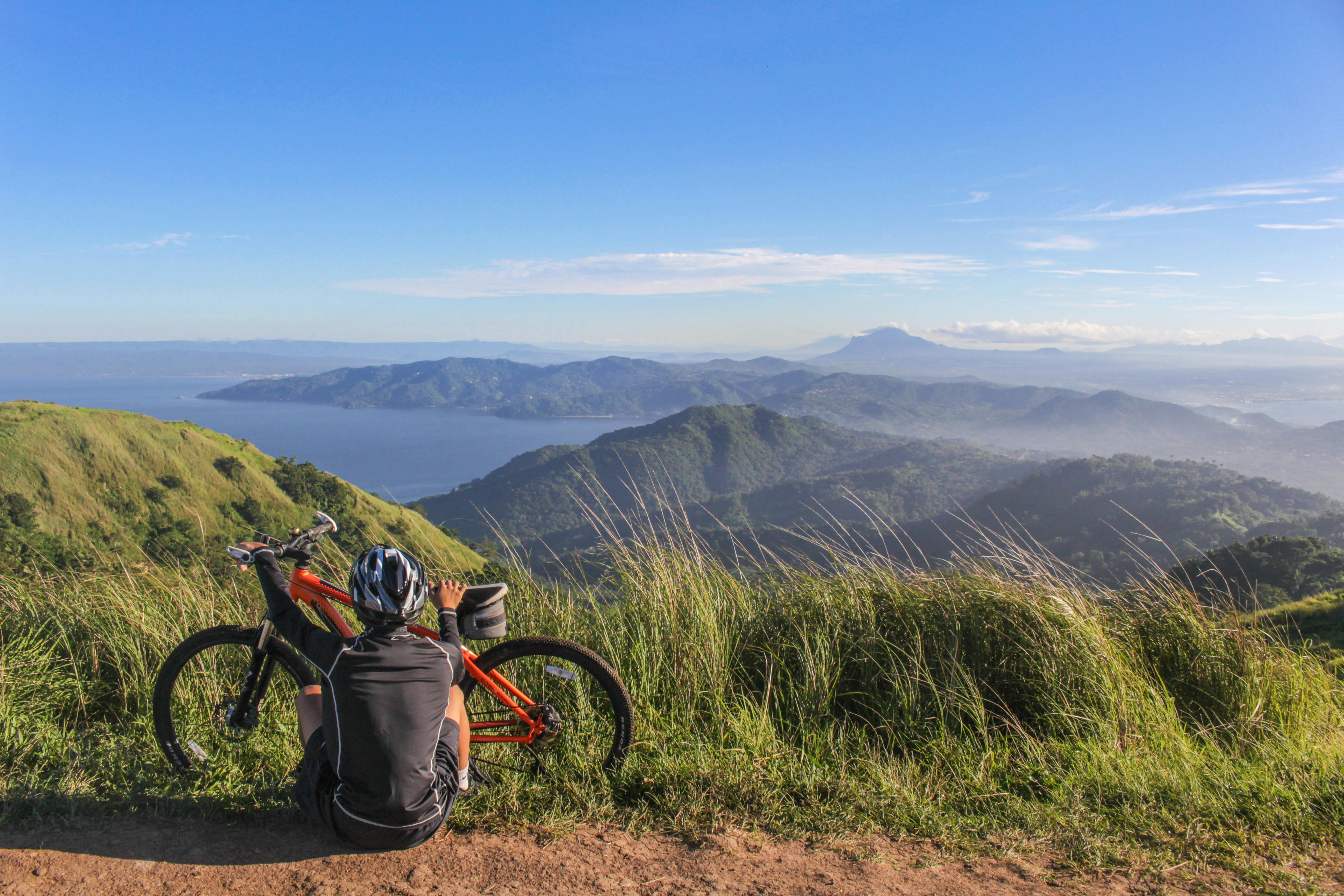 A steep, tree lined climb with a narrow road and switchbacks — Rocacorba near Girona.